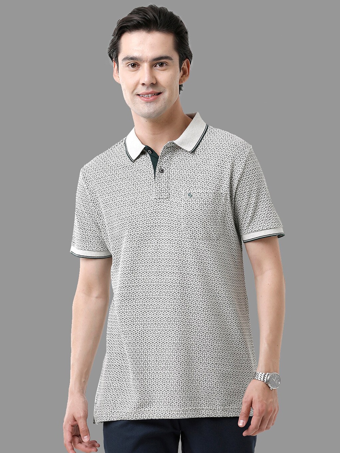 

Classic Polo Men Short Sleeves Polo Collar Slim Fit T-shirt, Black