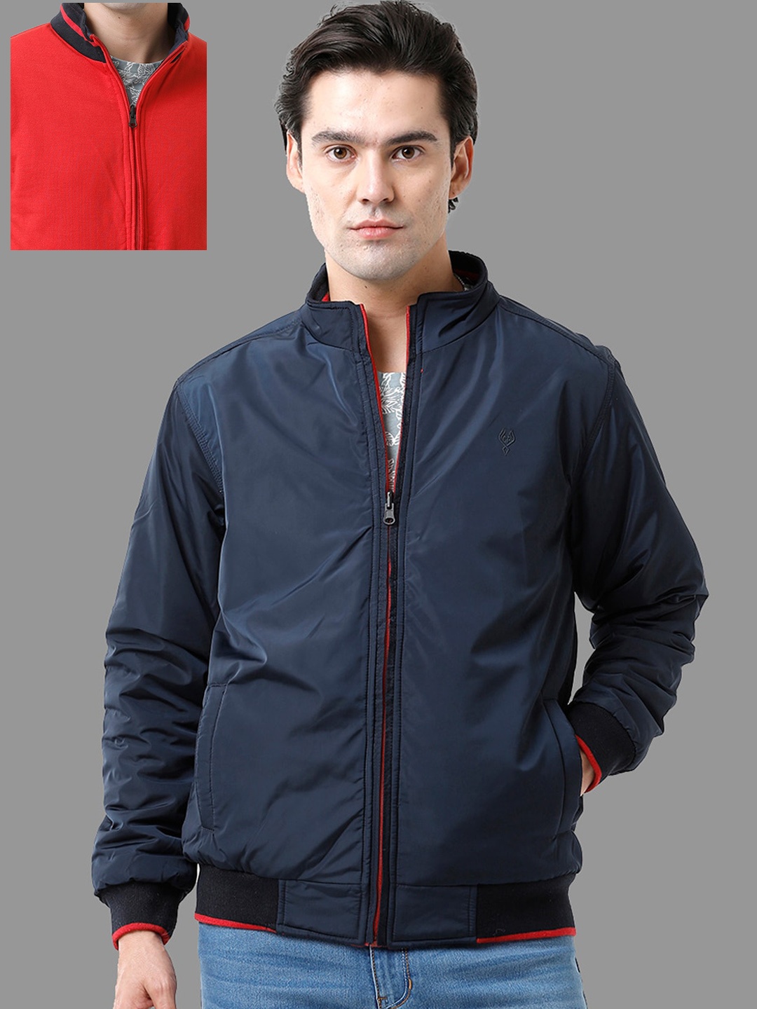 

Classic Polo Men Reversible Bomber Jacket, Blue