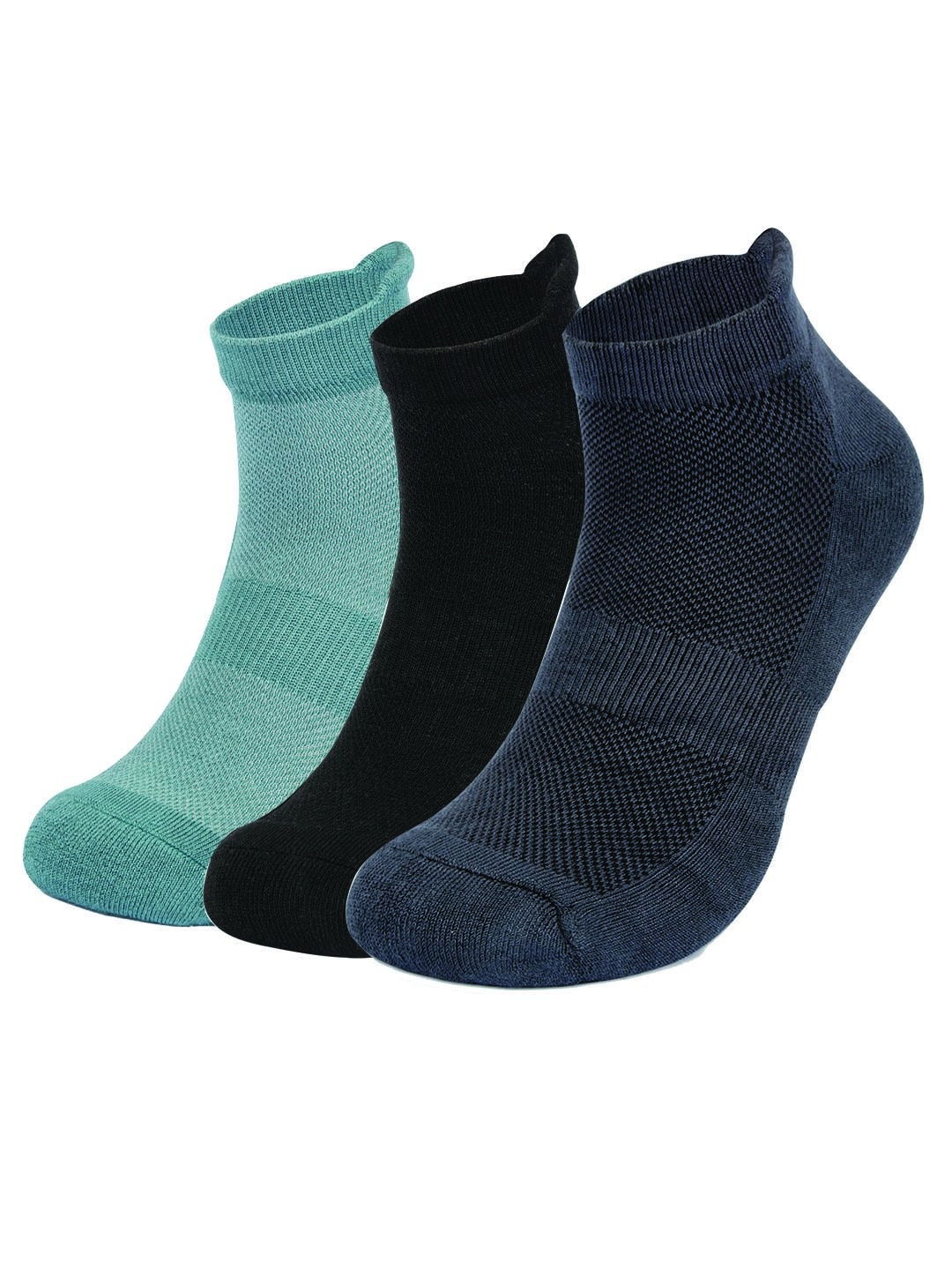 

MUSH Unisex Pack Of 3 Ankle Length Bamboo Socks, Grey