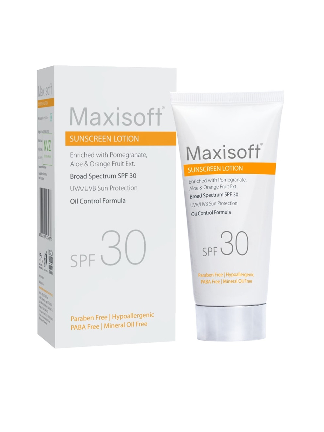 

Maxisoft UVA & UVB Protection Sunscreen Lotion SPF 30 - 50 ml, Na