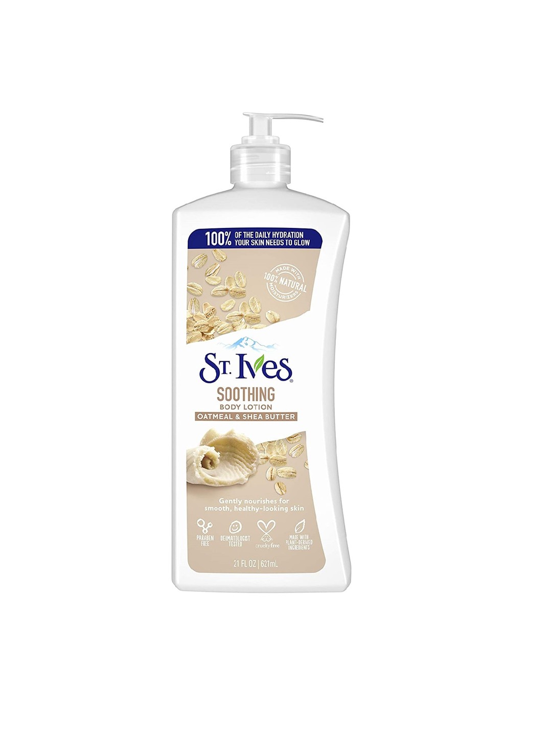 

St. Ives Soothing Body Lotion with Oatmeal & Shea Butter for Healthy Skin - 621ml, White