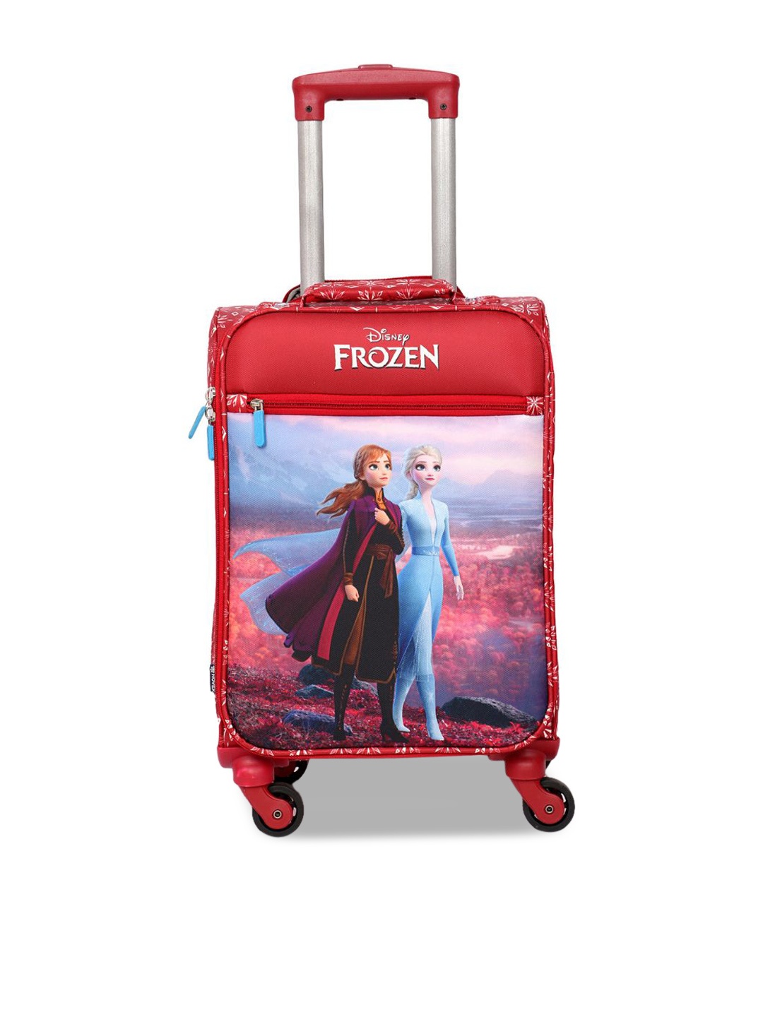 

Disney Kids Disney Princess Print Soft-Sided Cabin Luggage Trolley Bag, Red