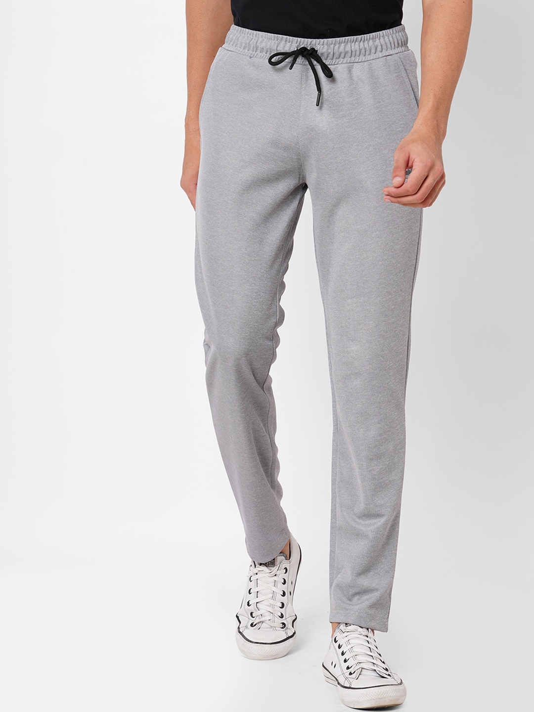 

FiTZ Men Solid Track Pant, Grey