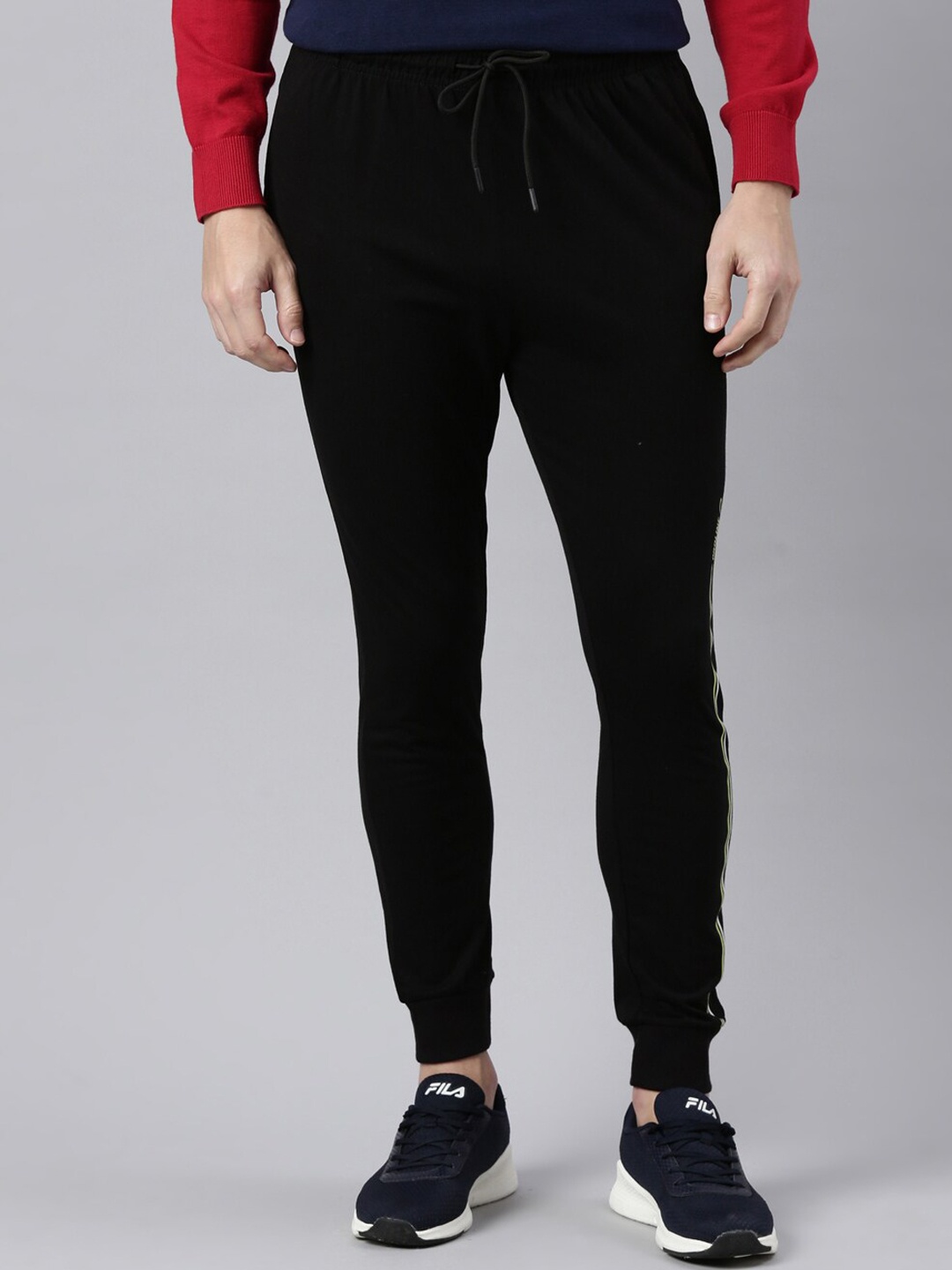 

Proline Active Men Solid Joggers Track Pants, Black