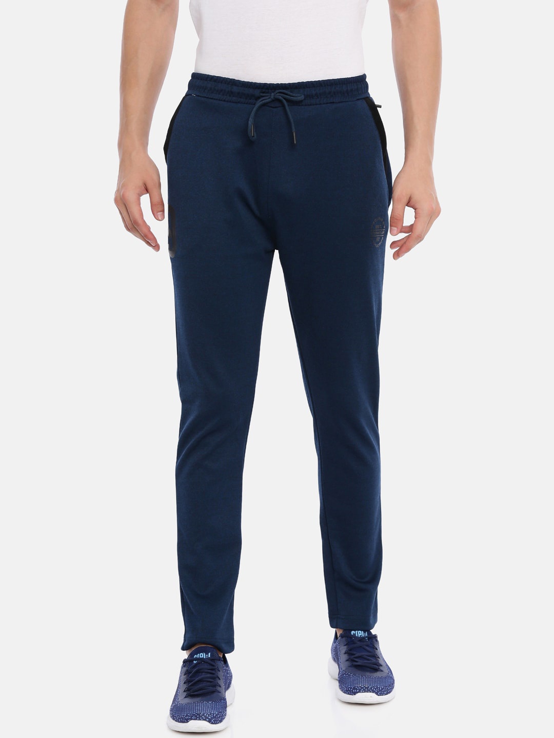 

Proline Active Men Blue Solid Antimicrobial Cotton Track Pants