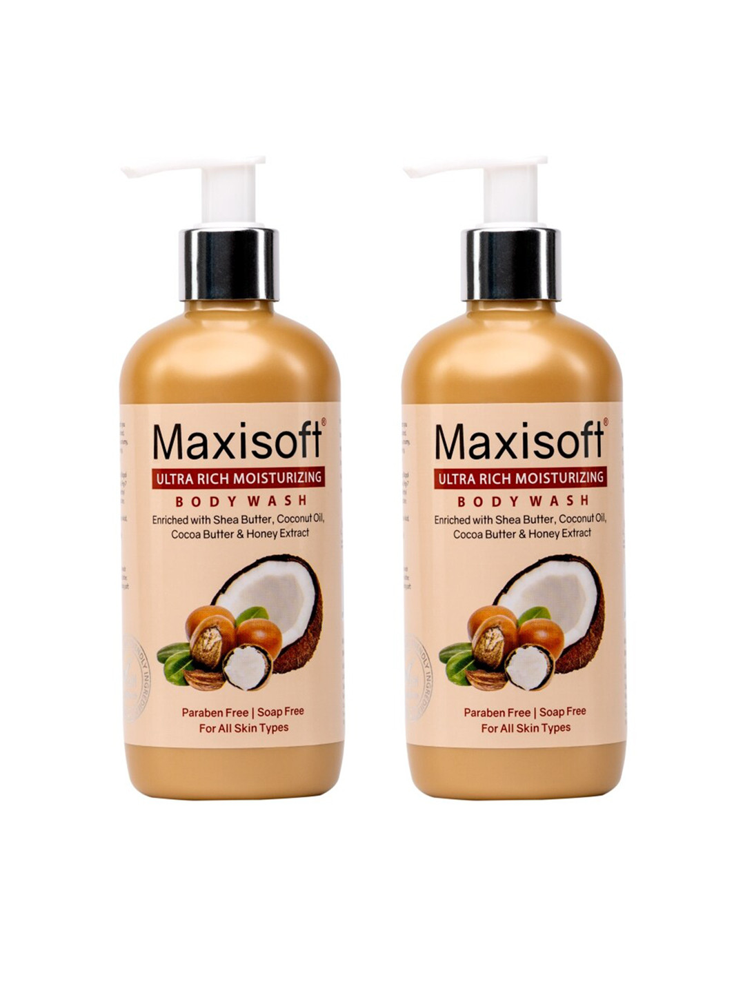 

Maxisoft Set Of 2 Ultra Rich Moisturizing Body Wash, Na