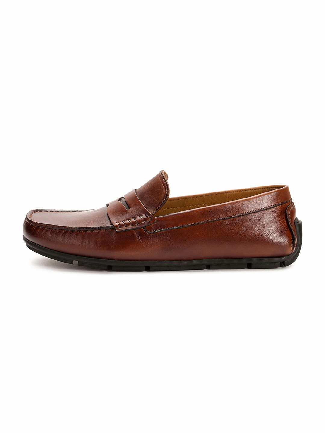 

RARE RABBIT Men Leather Loafers, Tan