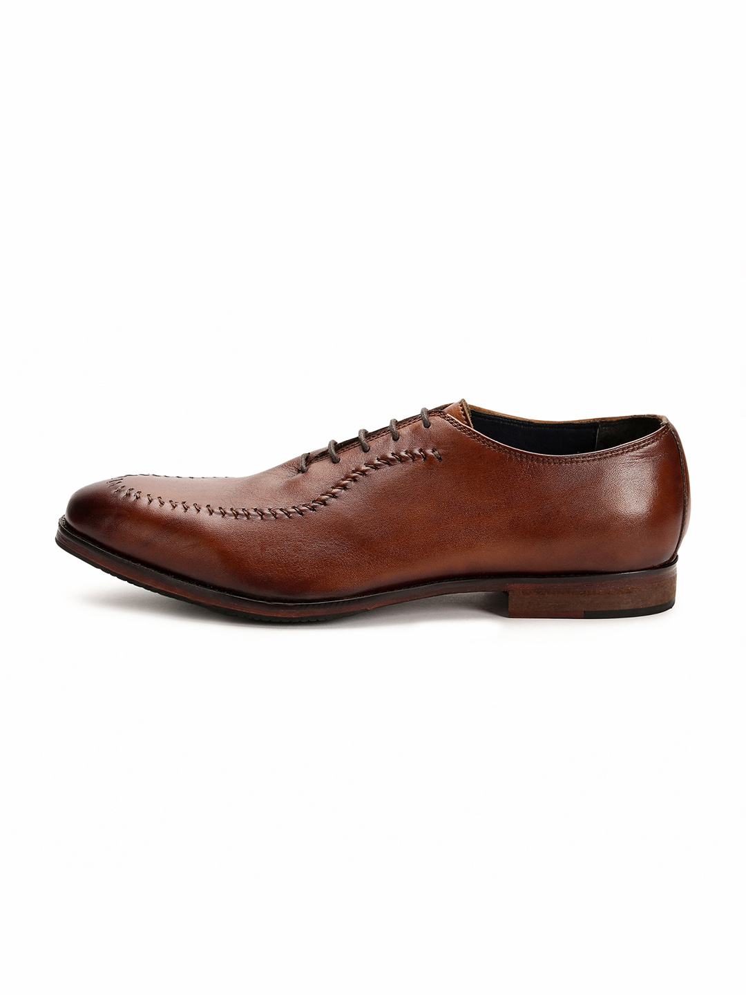 

RARE RABBIT Men Leather Formal Brogues, Tan