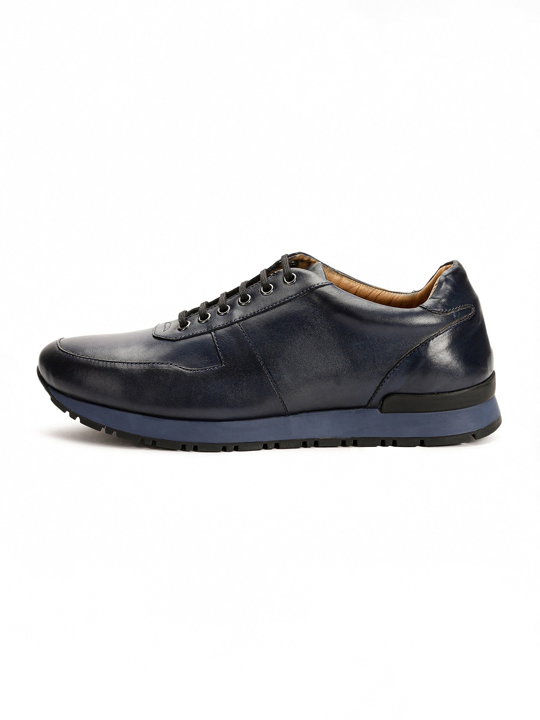 

RARE RABBIT Men Leather Oxfords, Navy blue