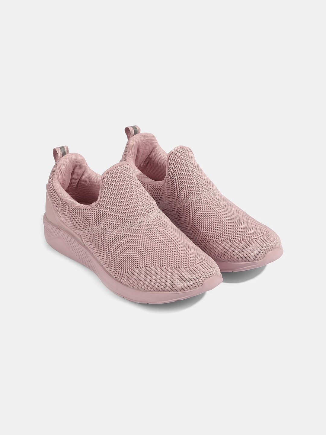 

LEMON & PEPPER Women Woven Design Slip-On Sneakers, Pink