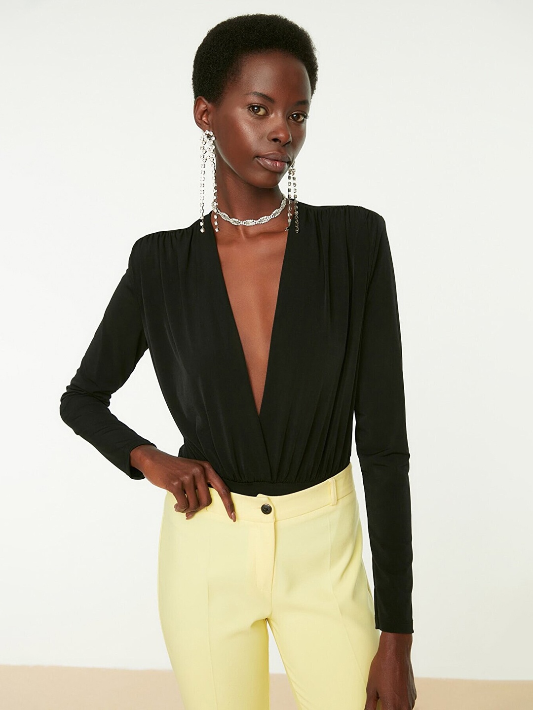 

Trendyol Women Solid Top, Black