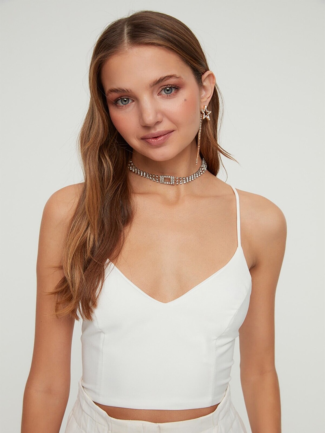 

Trendyol Women Styled Back Top, Off white