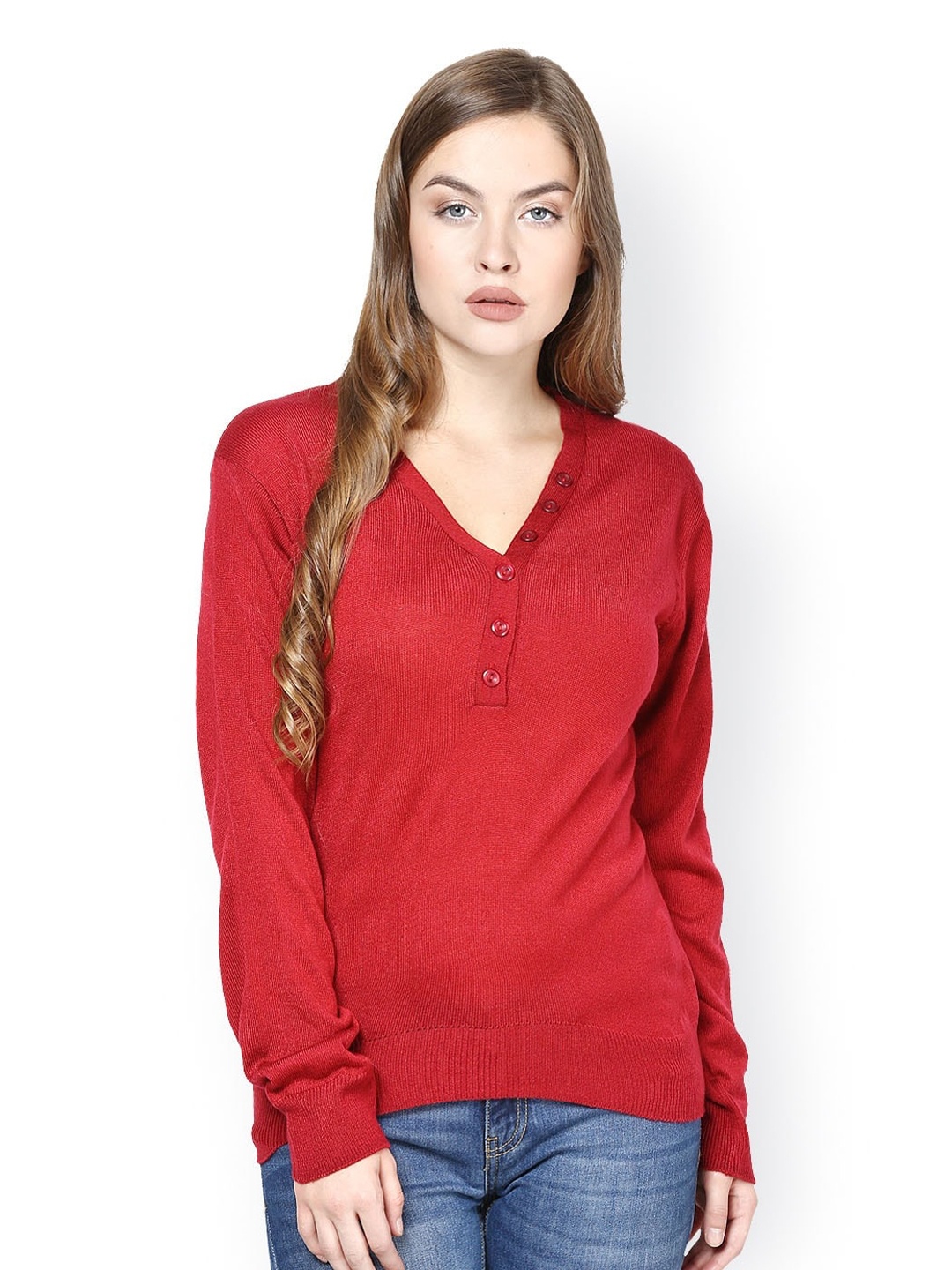 

Be Indi Women Pullover, Red