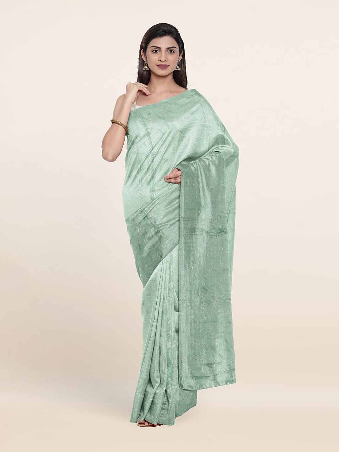 

Pothys Ethnic Motifs Saree, Green