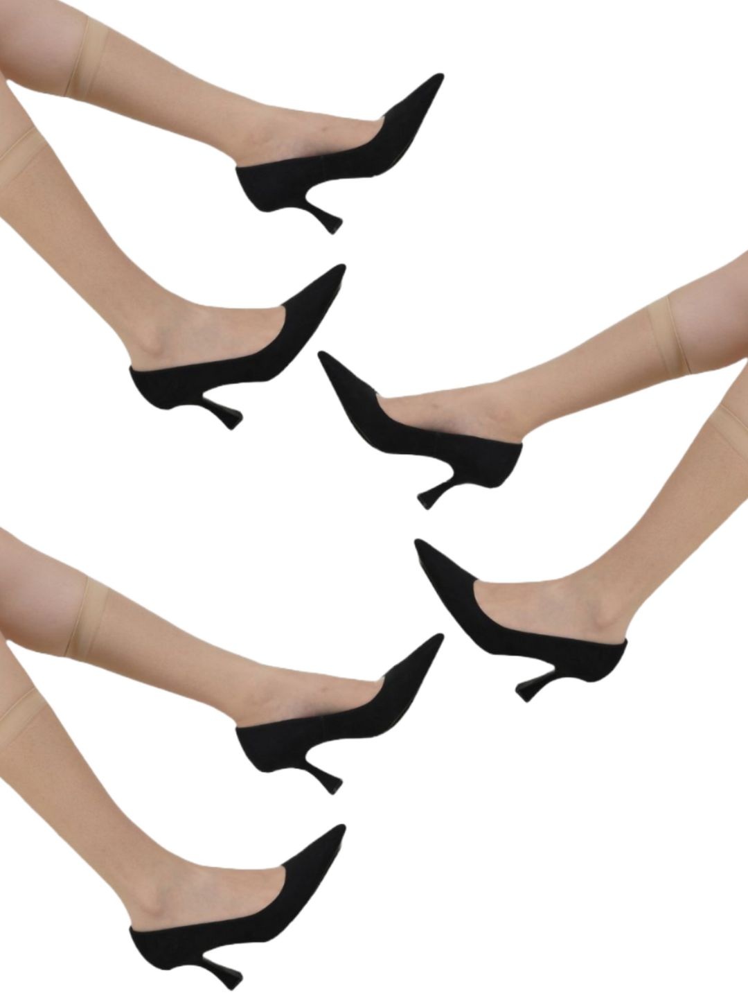 

N2S NEXT2SKIN Women Pack Of 3 Knee-Length Socks, Beige