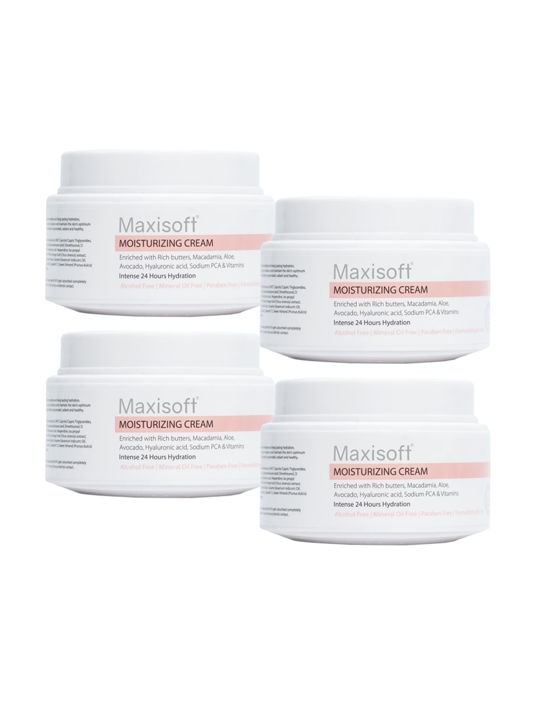 

Maxisoft Set Of 4 Moisturizing Cream, Na