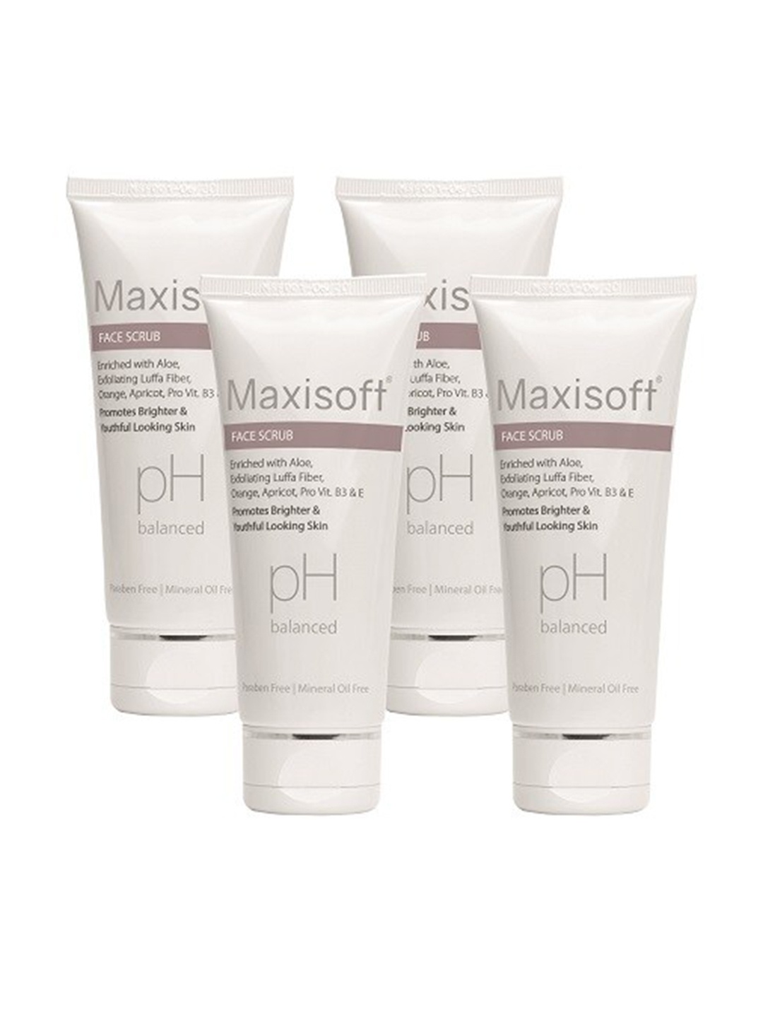 

Maxisoft Set Of 4 Face Scrub 400 gm, Na
