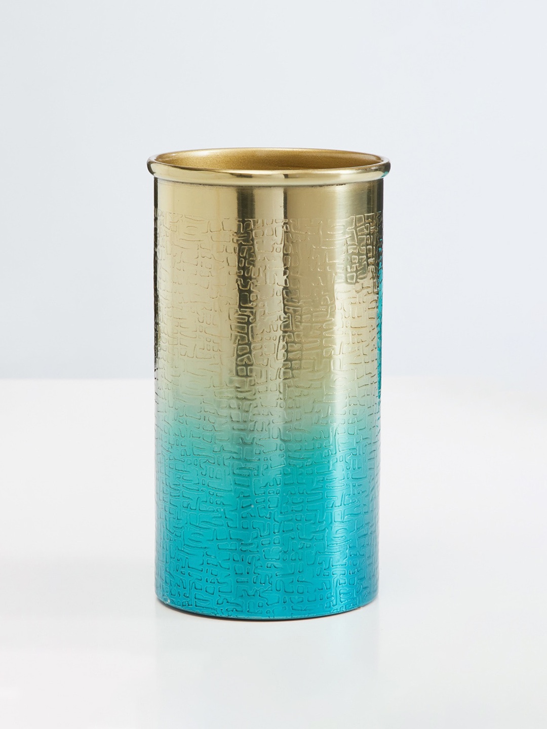 

Home Centre Textured Stainless Steel Tumbler, Blue