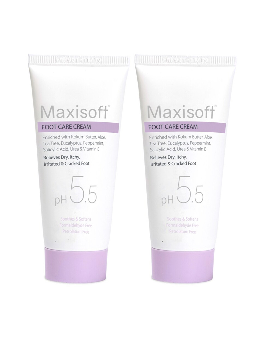 

Maxisoft Set Of 2 Foot Care Cream 120 gm, Na