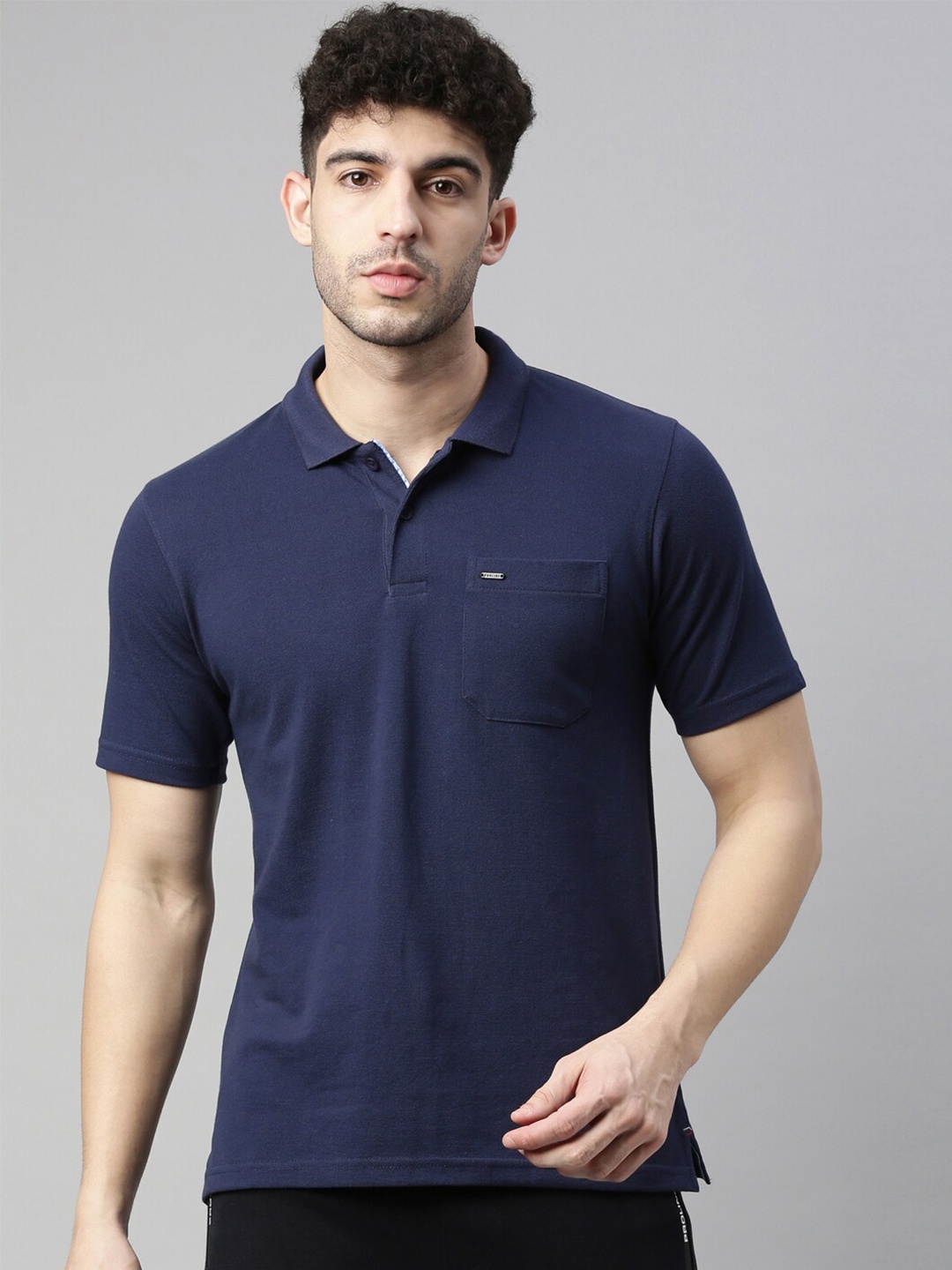 

Proline Active Men Polo Collar T-shirt, Blue
