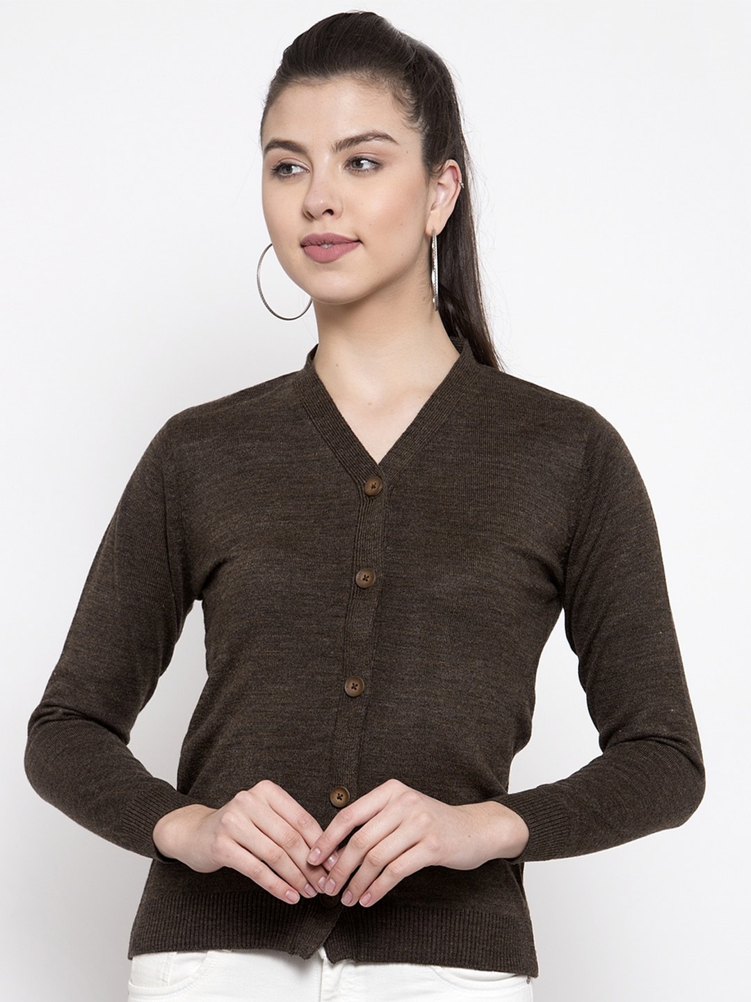 

Kalt Women Brown Cardigan
