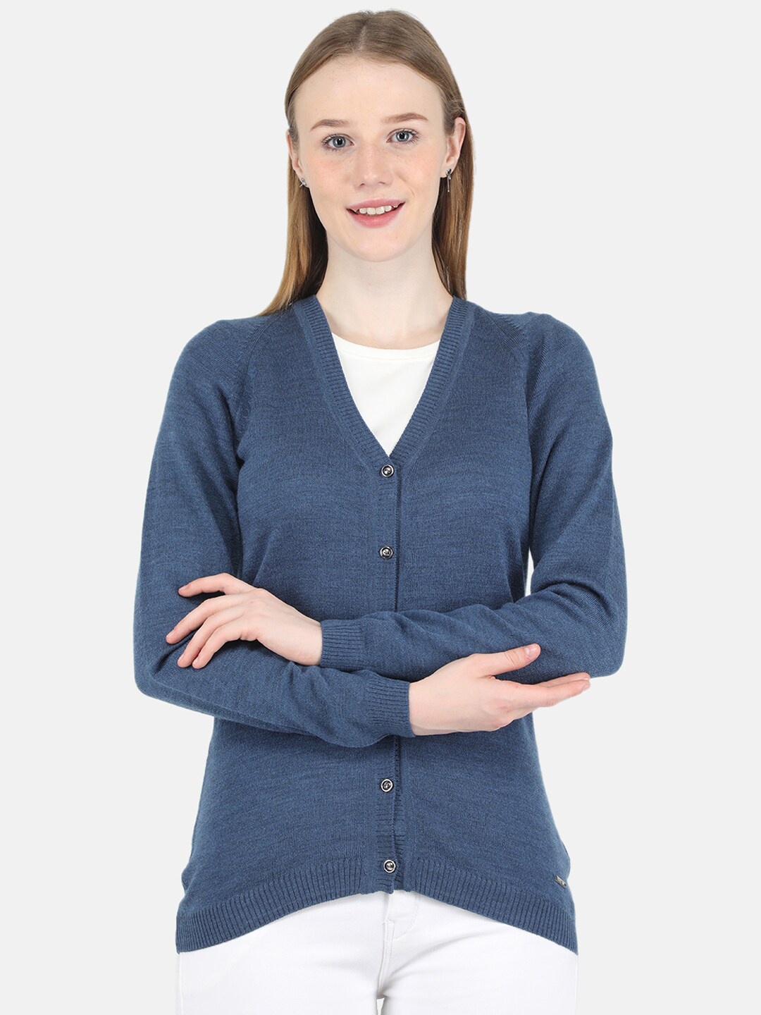 

Monte Carlo Women Blue Cardigan