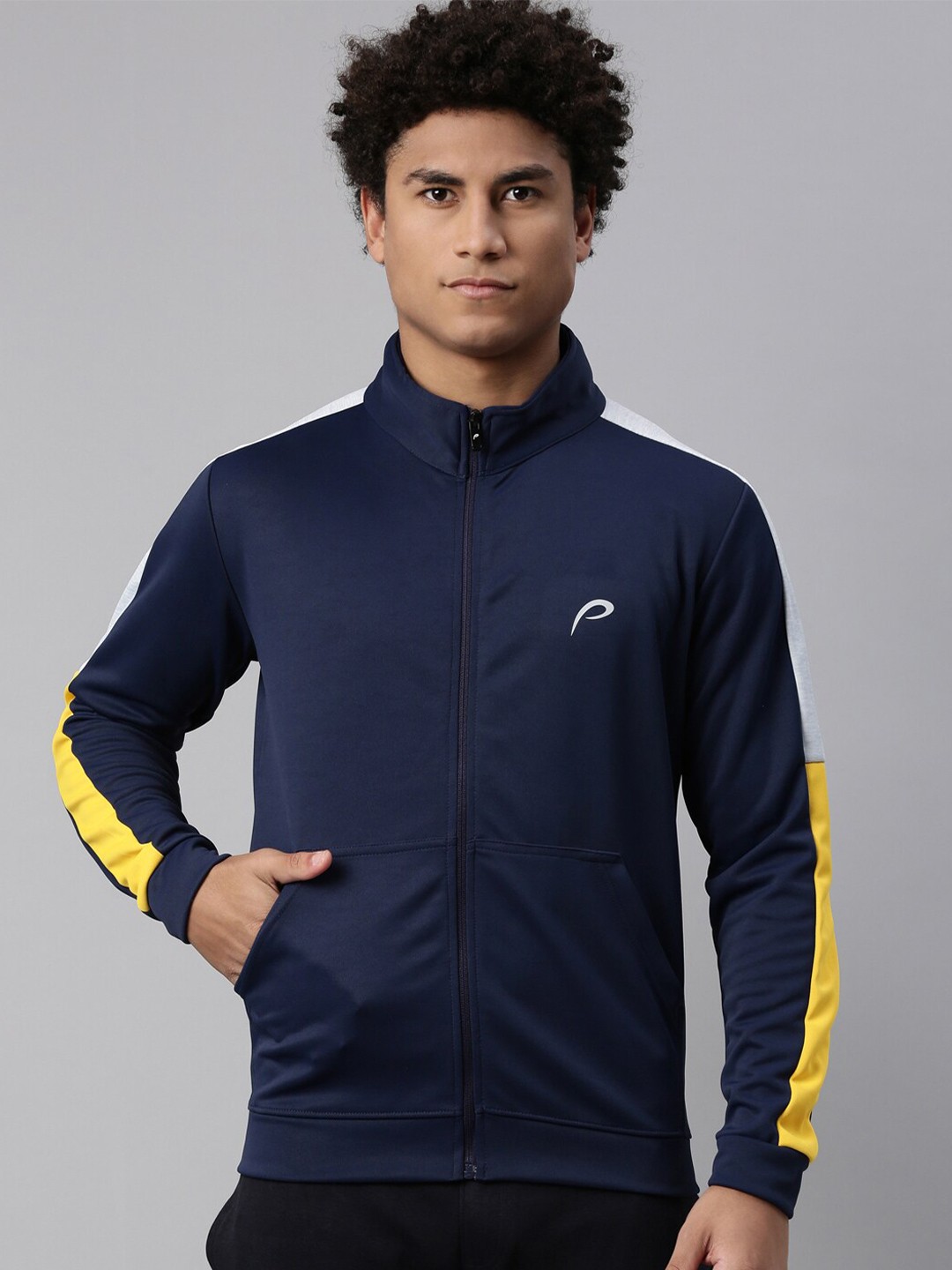 

Proline Active Men Colourblocked Sweatshirt, Blue