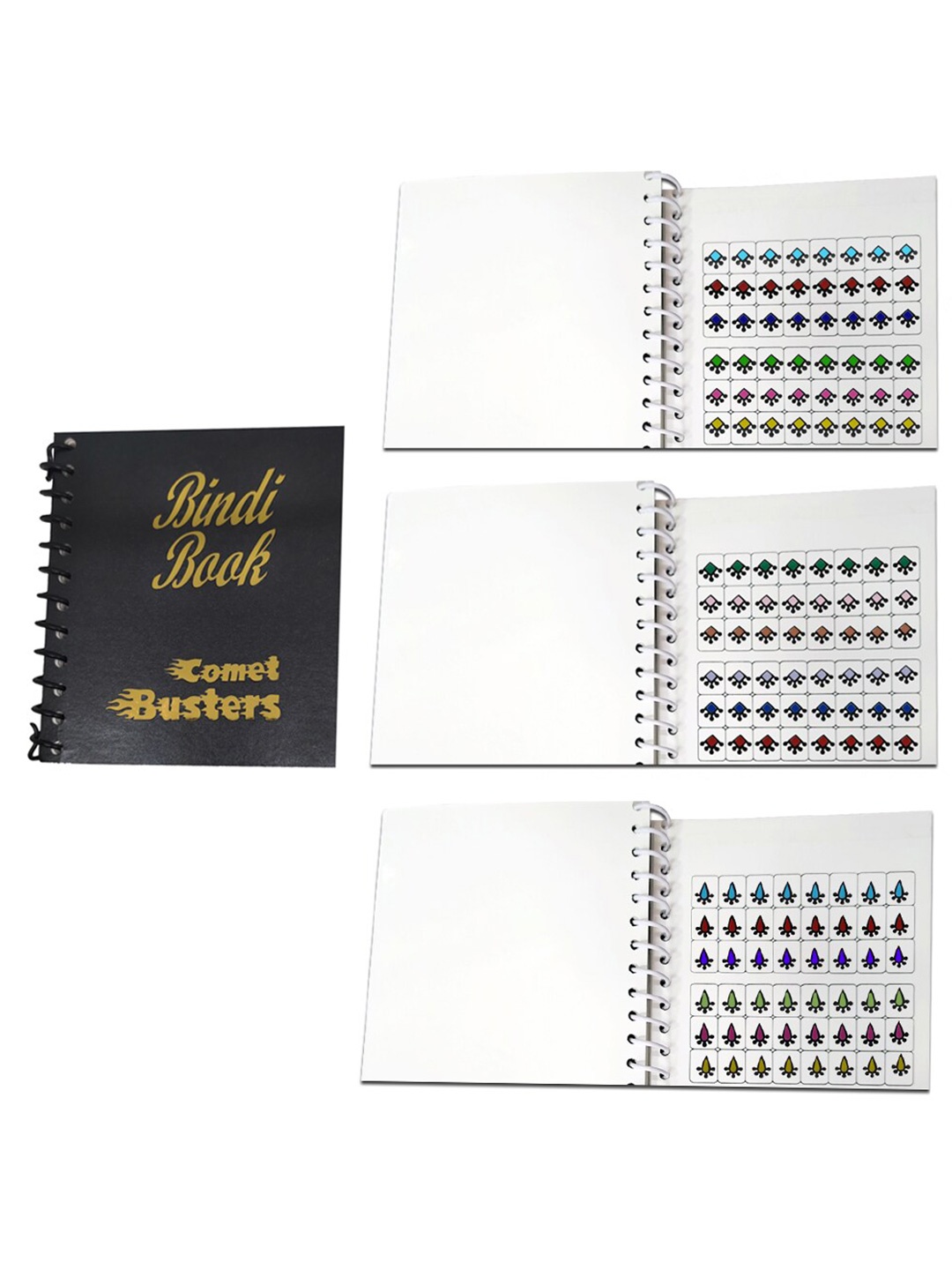 

Comet Busters Multicolored The Mini Bindi Book 5 - Basic Bindis 384, Multi