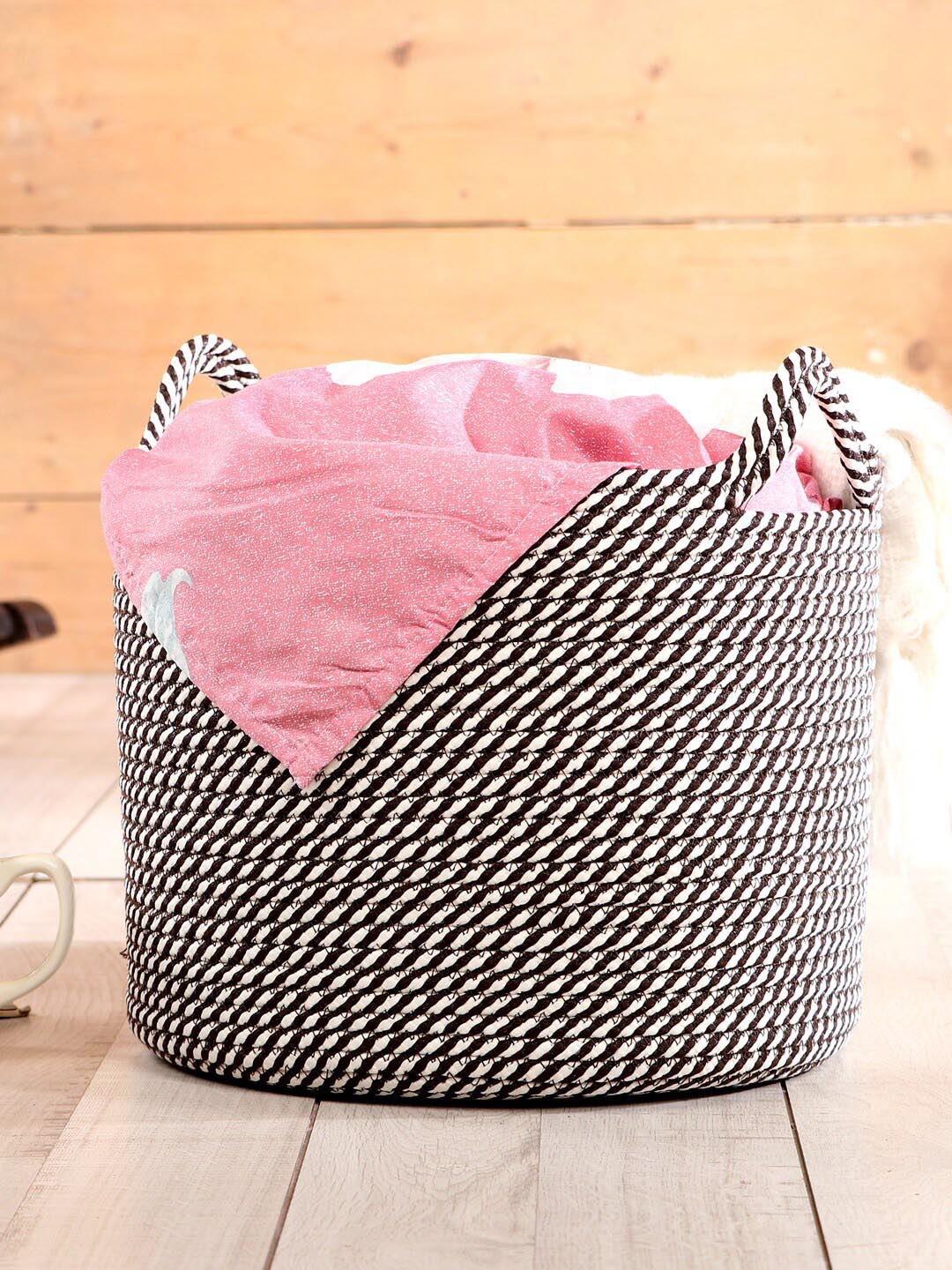 

Pano Self-Design Striped Organisers, Black