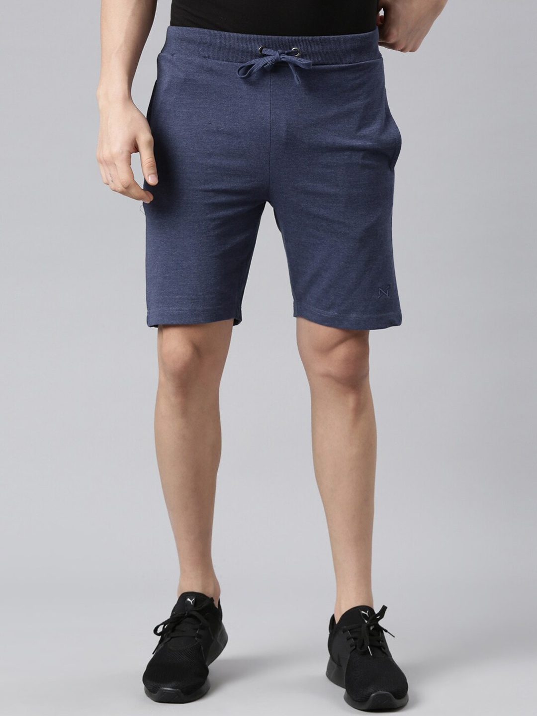 

Force NXT Men Super Combed Cotton Bermuda Shorts, Blue
