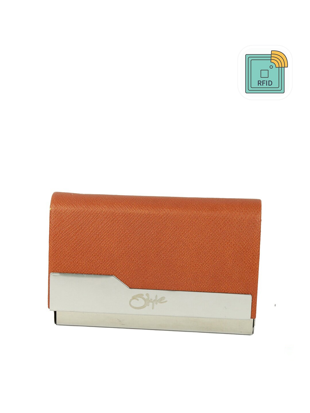 

Style Shoes Unisex PU Card Holder, Brown