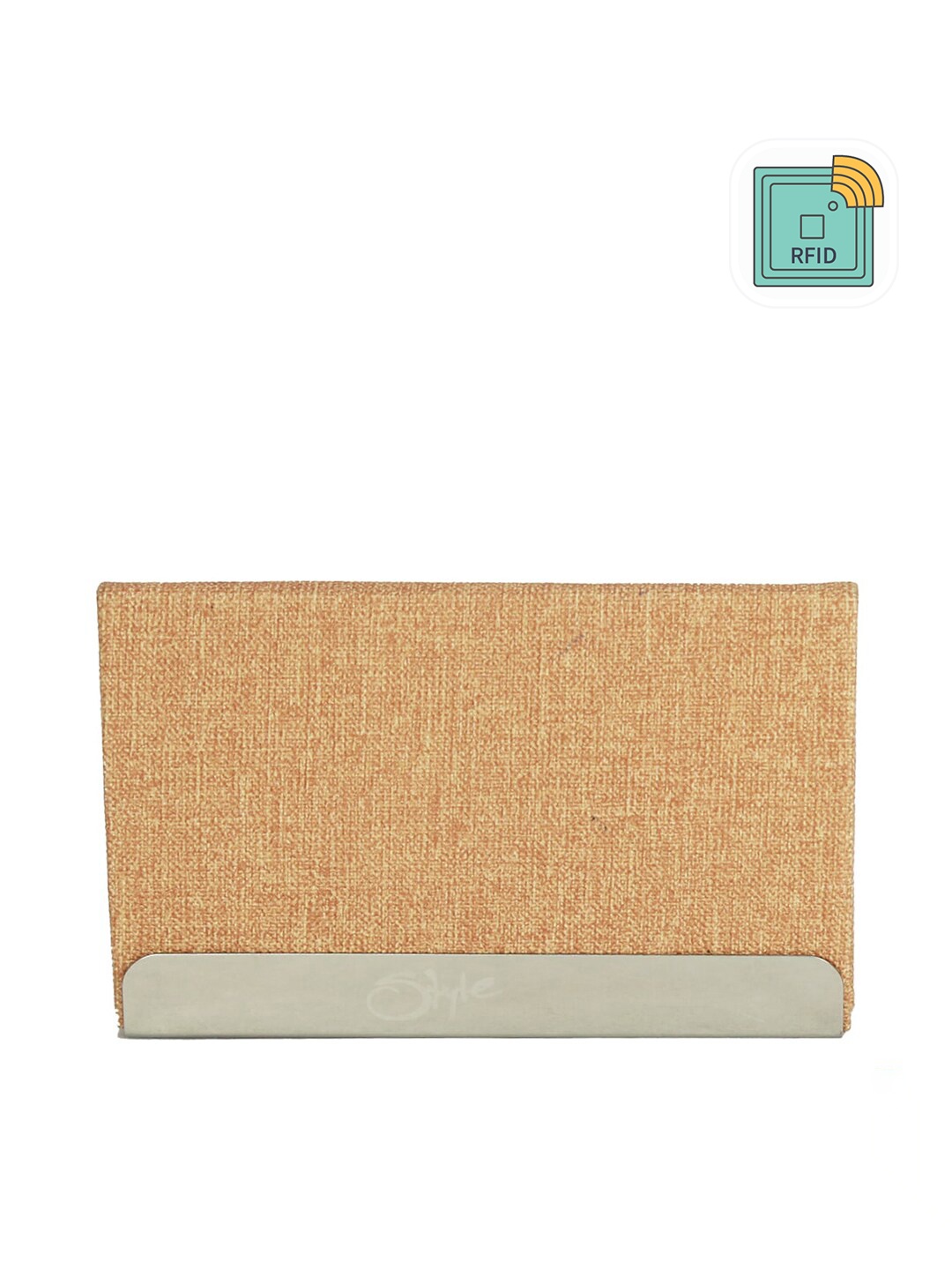 

Style Shoes Unisex PU Card Holder, Beige
