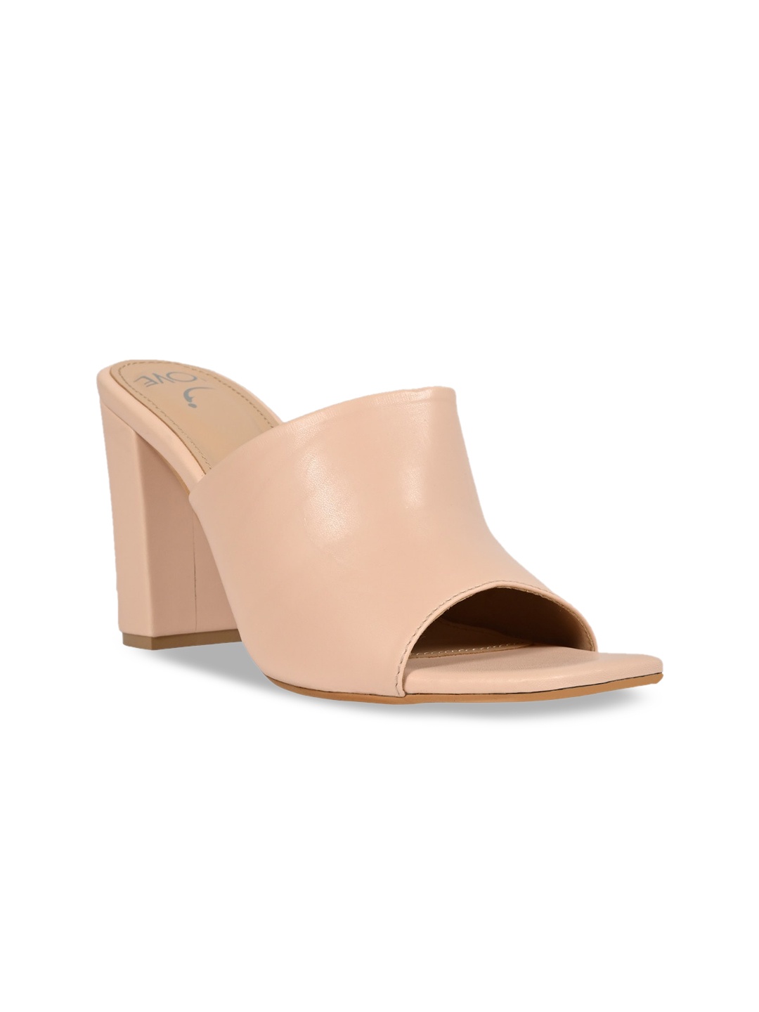 

Jove Solid Block Heels, Nude