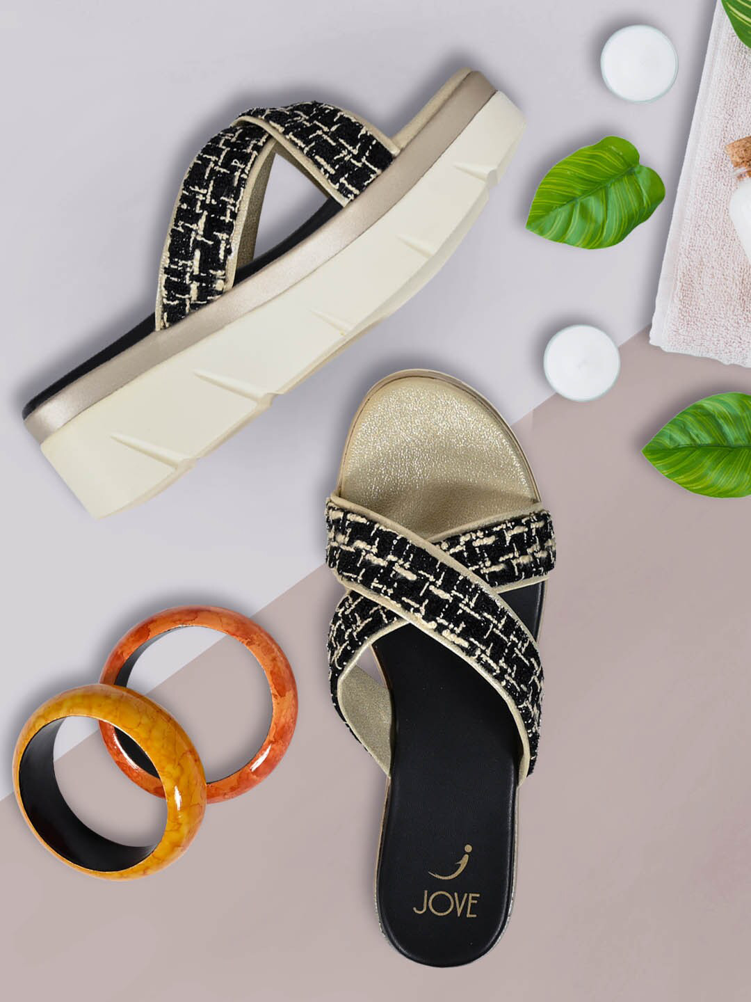 

Jove Women Comfort Heels, Black