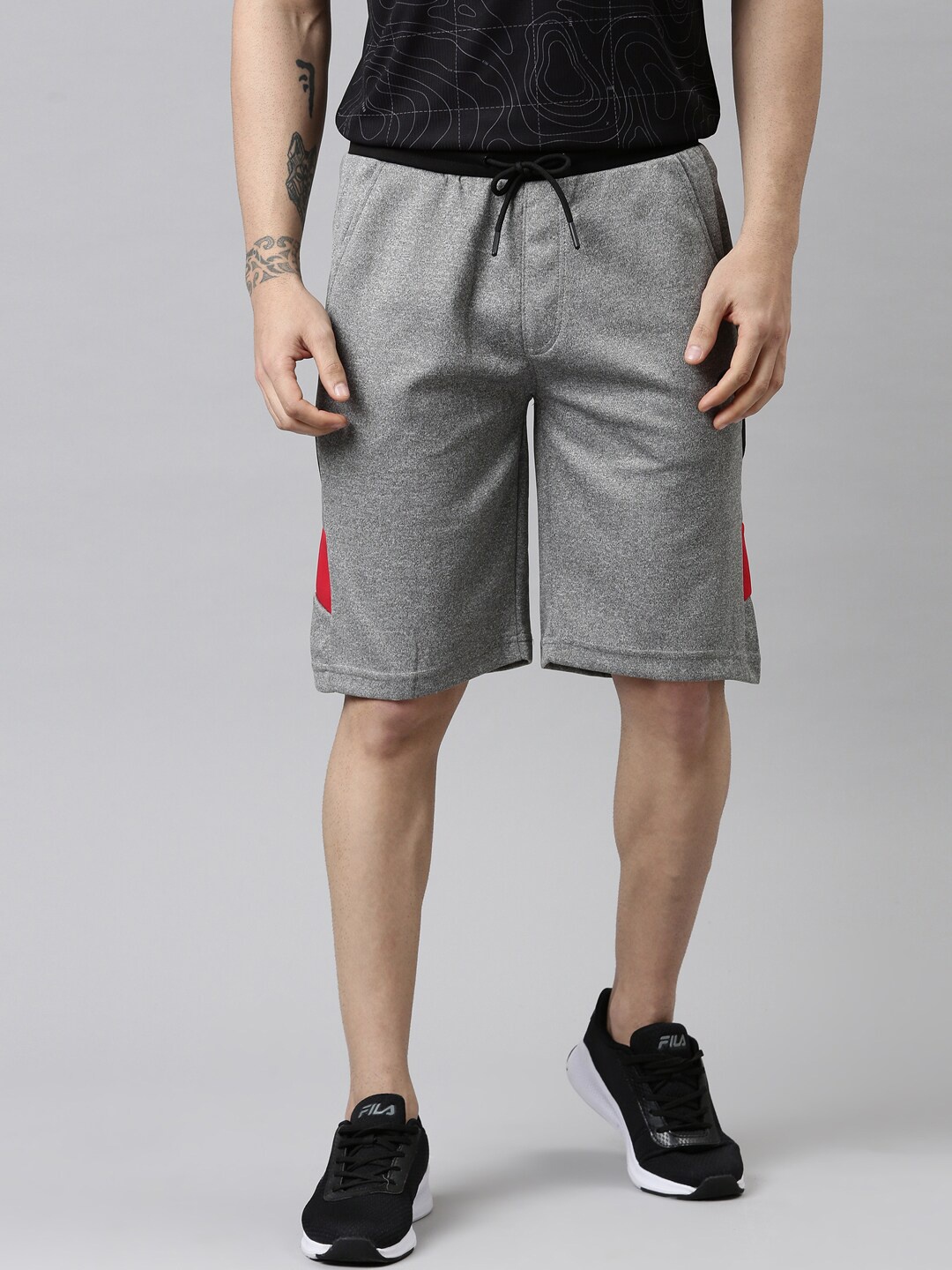 

Proline Active Men Cotton Training or Gym Sports Shorts, Grey
