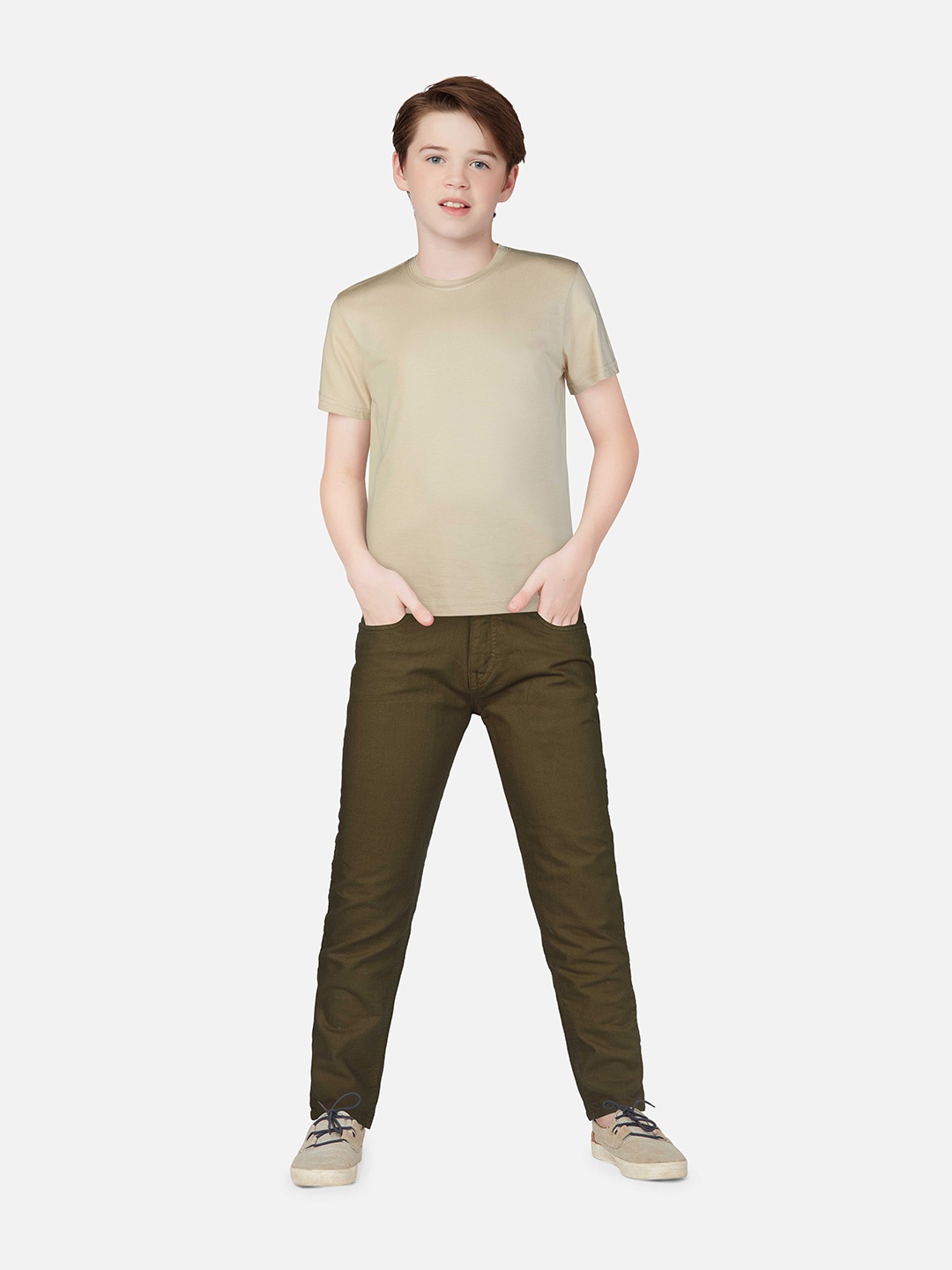 

Gini and Jony Boys Khaki Jeans