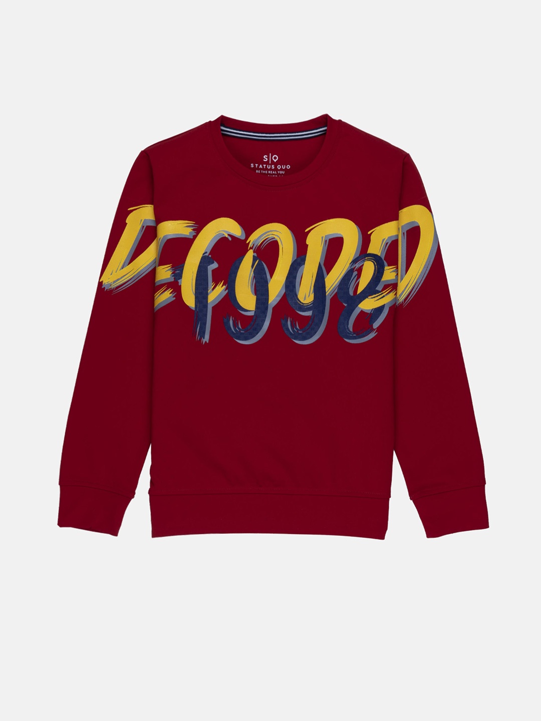 

Status Quo Boys Printed Sweatshirt, Red