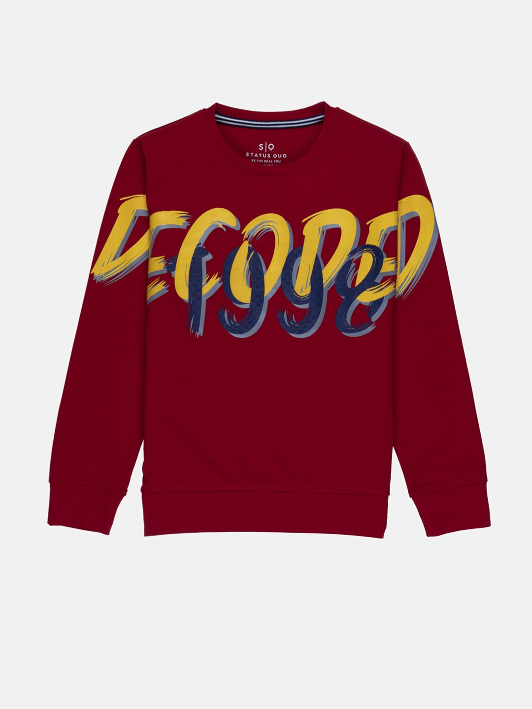 

Status Quo Boys Printed Sweatshirt, Red