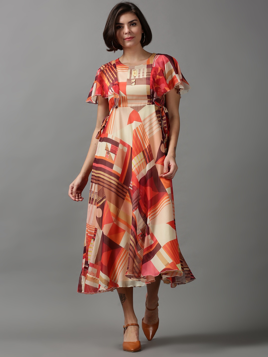 

SHOWOFF Women Printed Maxi Dress, Multi