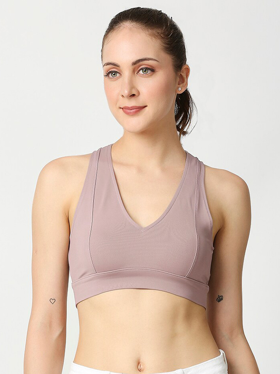 

Blamblack Bralette Crop Top, Pink