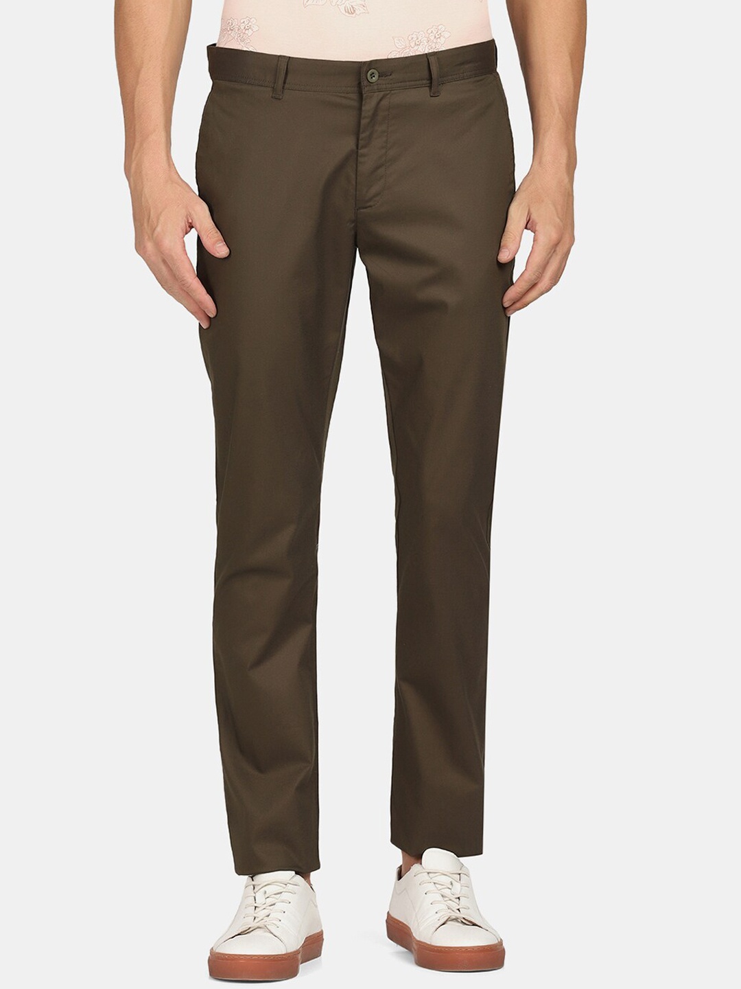 

Blackberrys TechPro Men Olive Casual Trouser