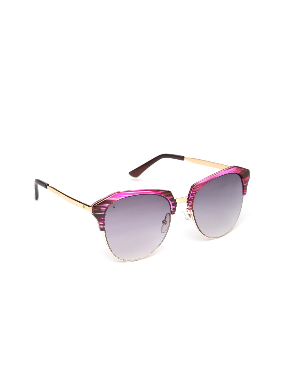 

French Connection Women Grey Oval Sunglasses FC 7405 C3 58 S