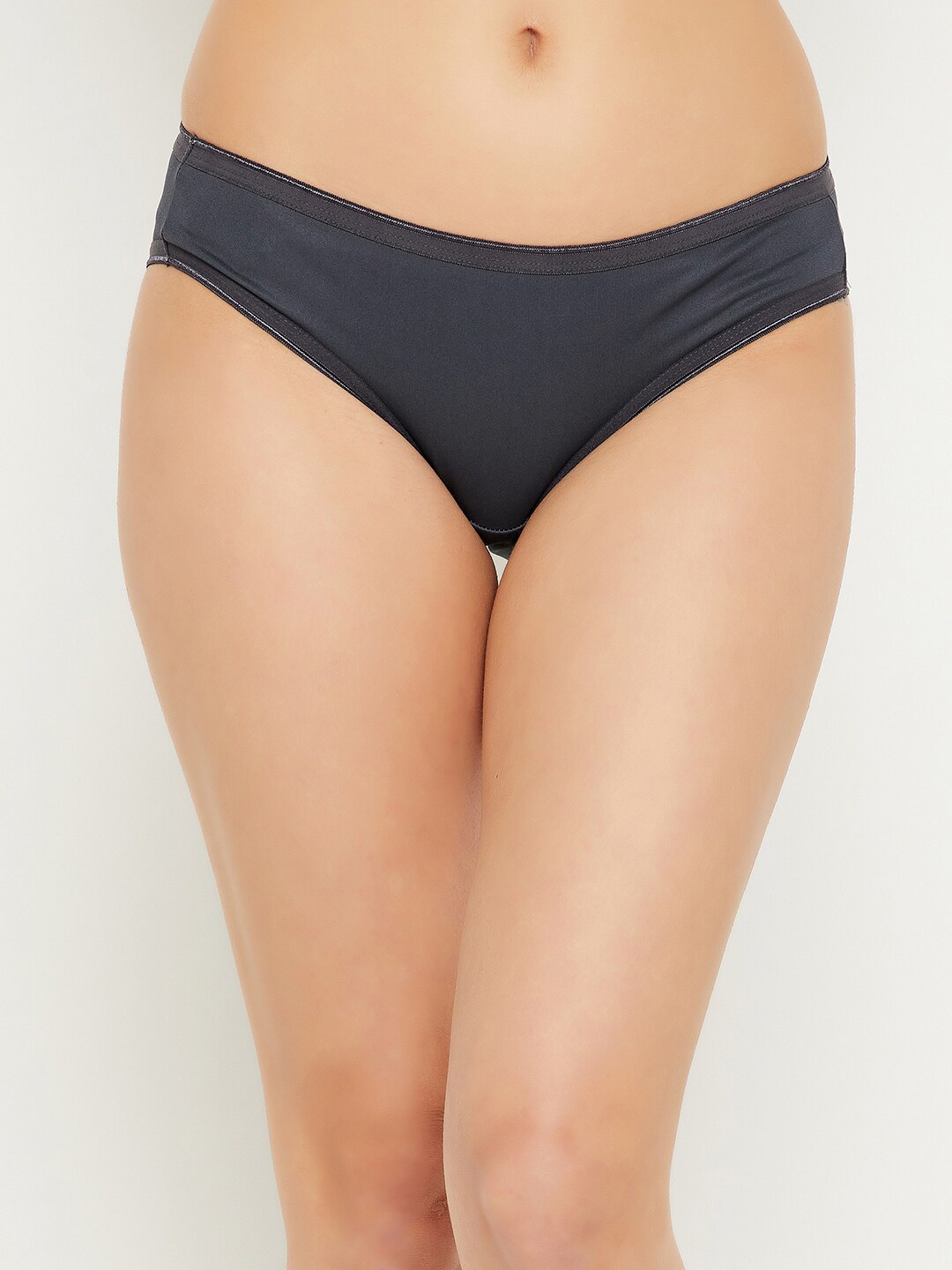 

Clovia Low Waist Bikini Briefs PN3496P05XXL, Grey