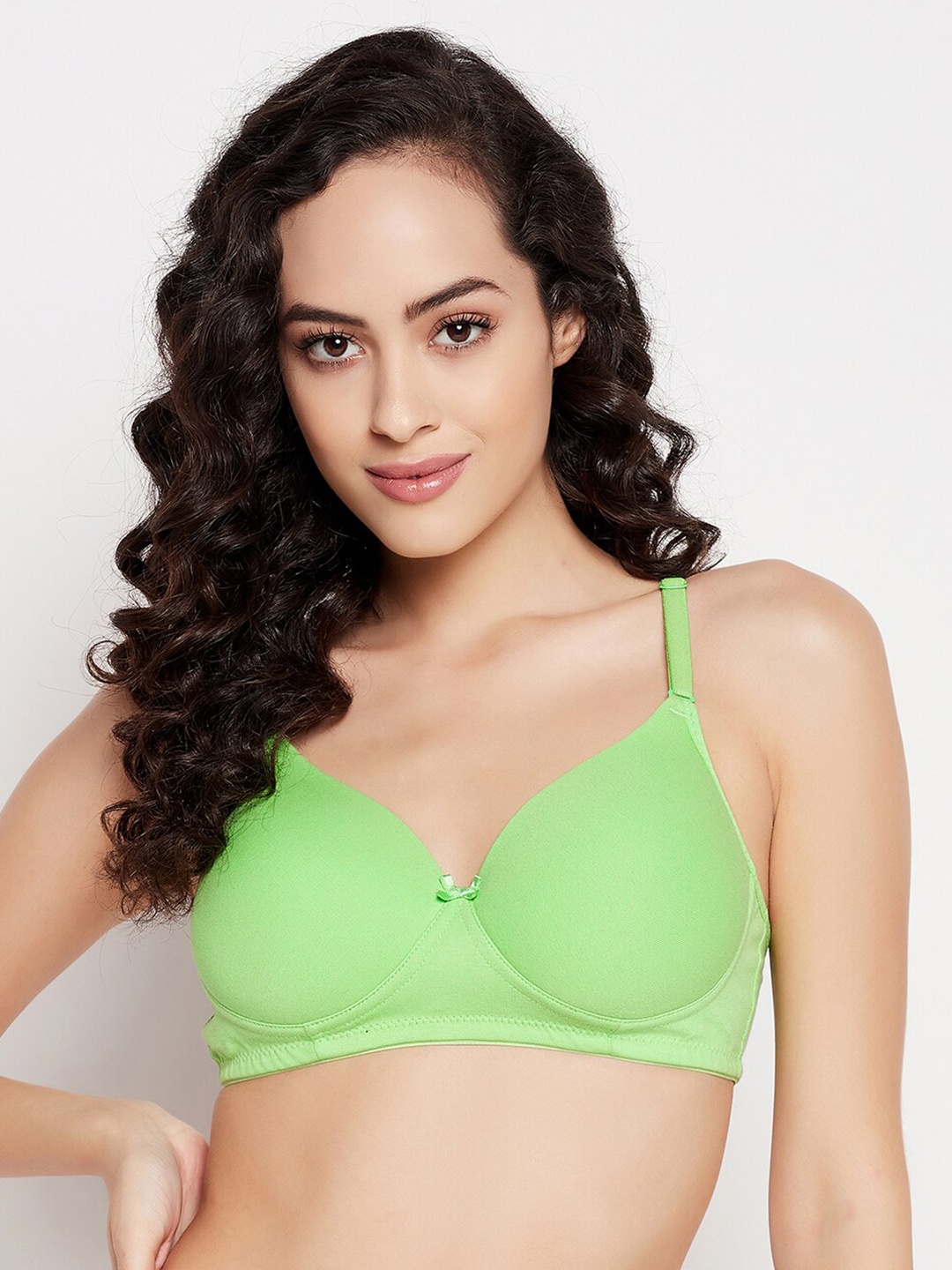 

Clovia Women Lightly Padded Bra, Green