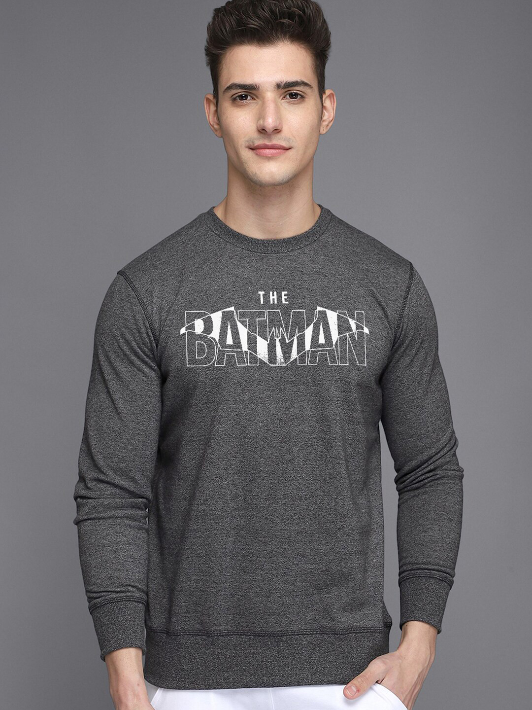 

Free Authority Men Printed Sweatshirts, Black