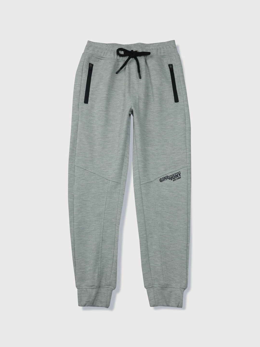 

Gini and Jony Boys Solid Joggers, Grey