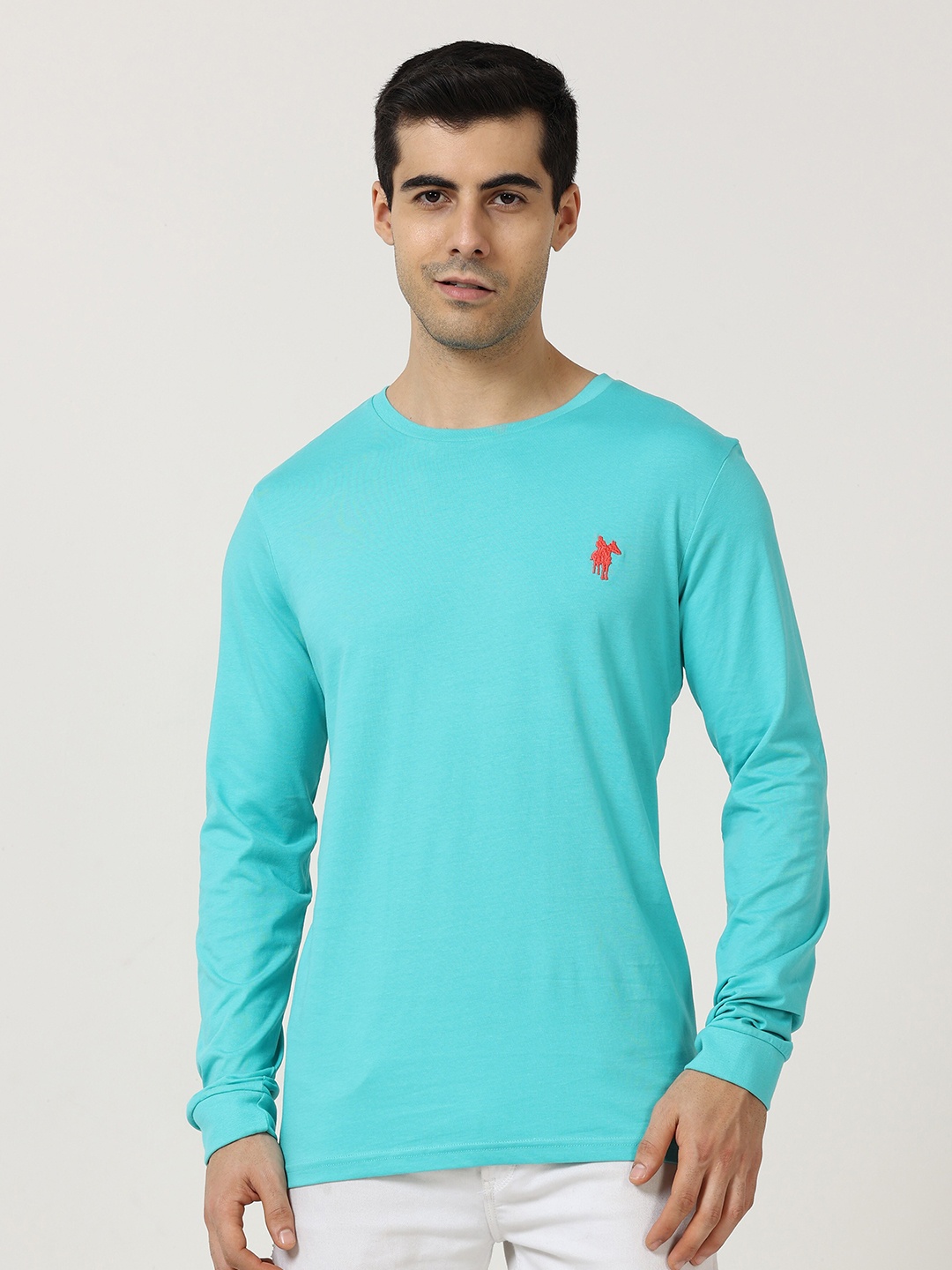 

Masculino Latino Plus Men Plus size T-shirt, Turquoise blue
