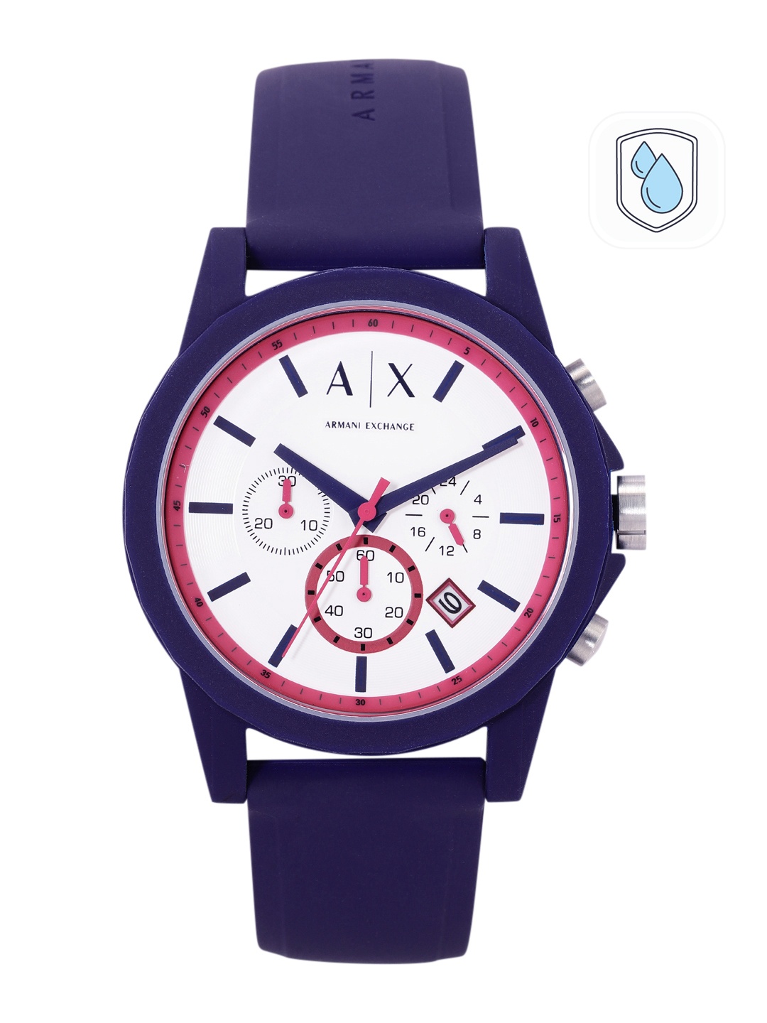 

Armani Exchange Men White Analogue Watch AX2524