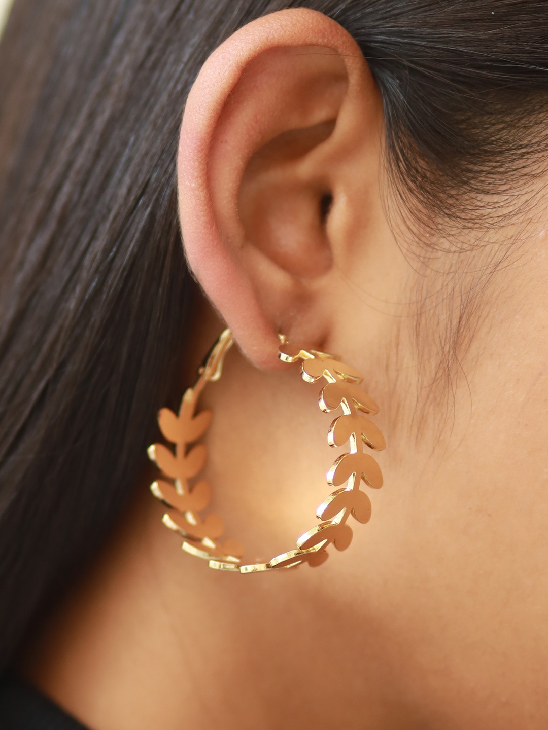 

Ayesha Contemporary Hoop Earrings, Gold