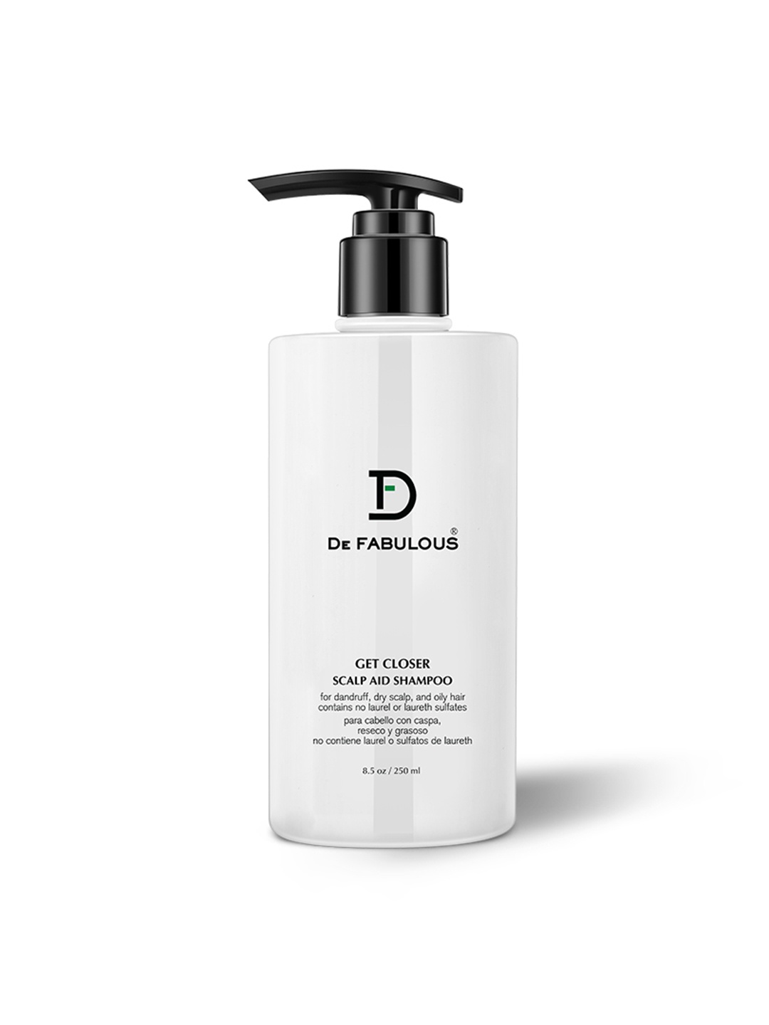 

De Fabulous Get Closer Scalp Aid Shampoo with Sunflower Seed Extract & Peppermint 250ml, White
